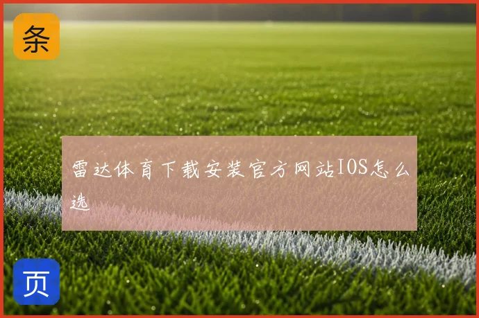 雷达体育下载安装官方网站IOS怎么选